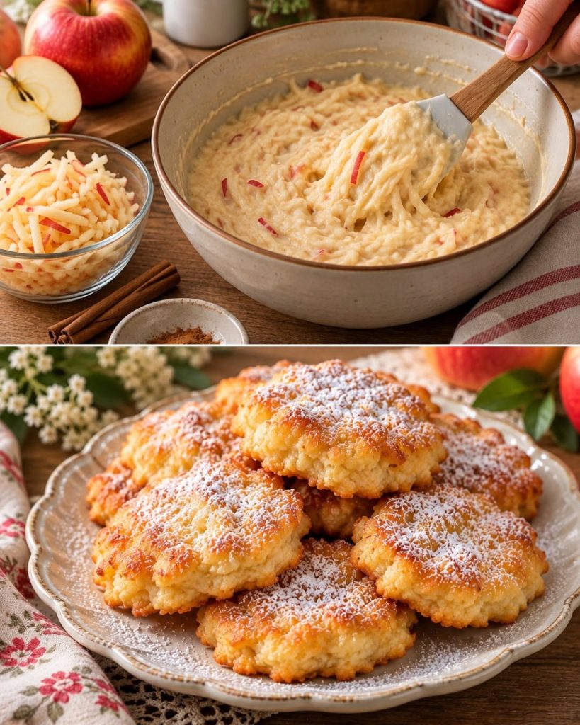 Máte dve jablká a trochu jogurtu? Pripravte si z nich tieto vláčne jablkové lievance – hotové sú za pár minút 😋
